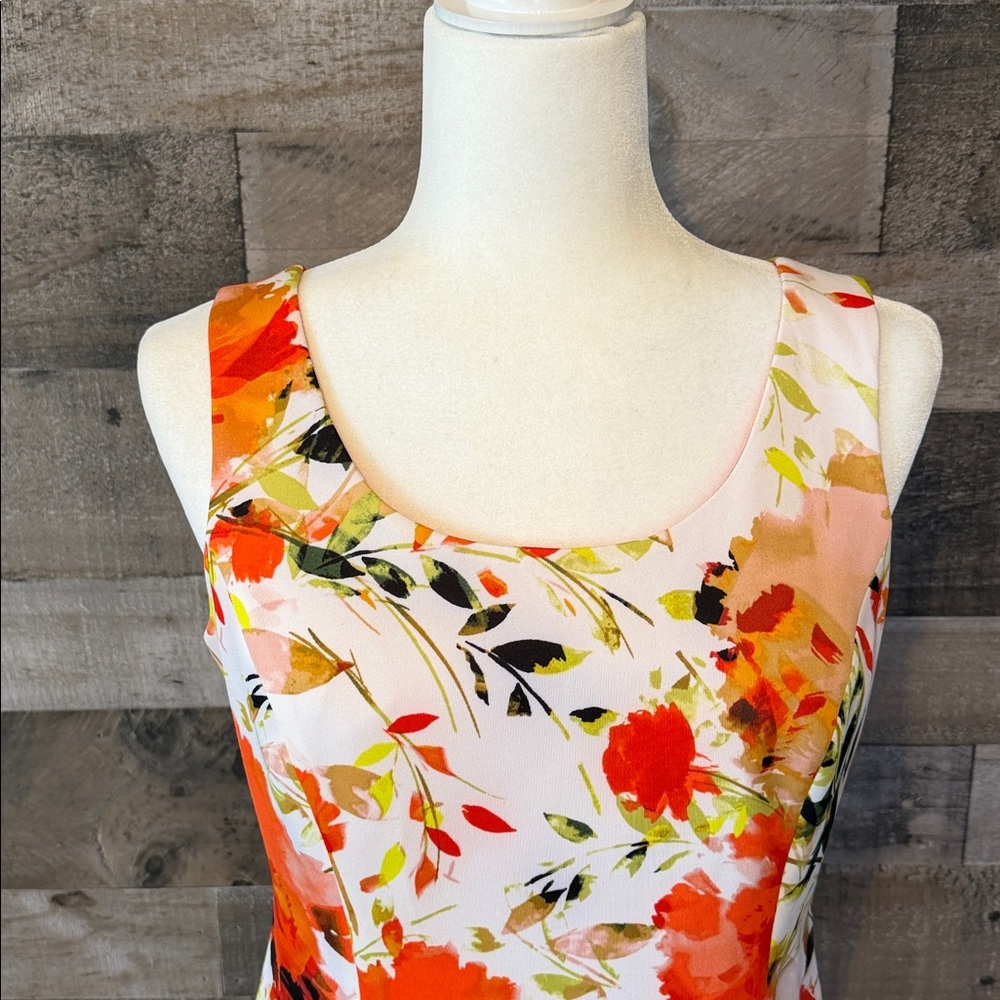 Kasper Floral Tank Top Size 4P - Picture 6 of 14